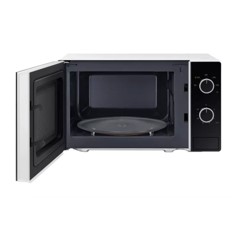 Solo mikrobangų krosnelė Samsung MS20A3010AH, pastatoma ant stalviršio, 20 l talpa, 700 W, sukamasis valdymas, juoda