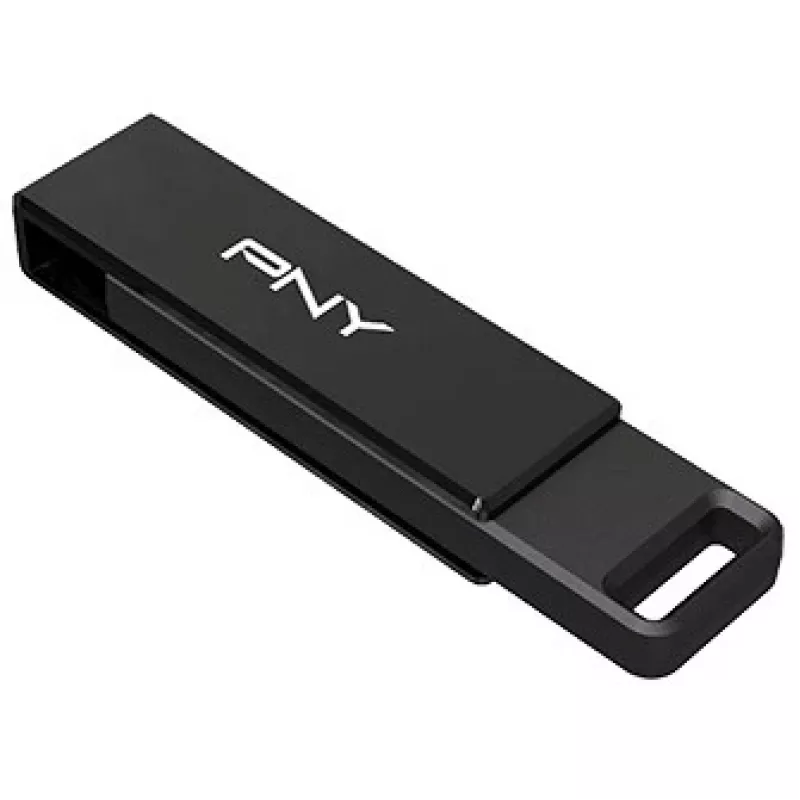 PNY Elite-X USB atmintukas 64 GB USB Type-C 3.2 Gen 1 (3.1 Gen 1) Juodas (P-FDI64GELTXC-GE)