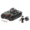 Statybinis rinkinys Cobi Panzer I Ausf. B – 654 detalės, detalus tanko modelio rinkinys