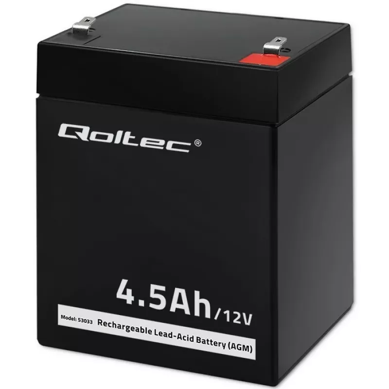AGM baterija Qoltec 53033 4.5 Ah 15 V 65.5 A Motociklas