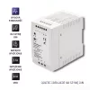 Qoltec 50914 DIN bėgio maitinimo šaltinis | 90 W | 12 V | 7,5 A | Baltas | Plonas