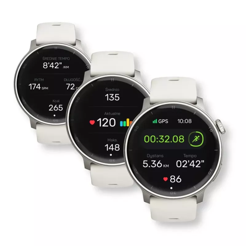 Išmanusis laikrodis Stelio Activ GPS 46 mm sidabrinis STSWA101SR, GPS, 46 mm korpusas