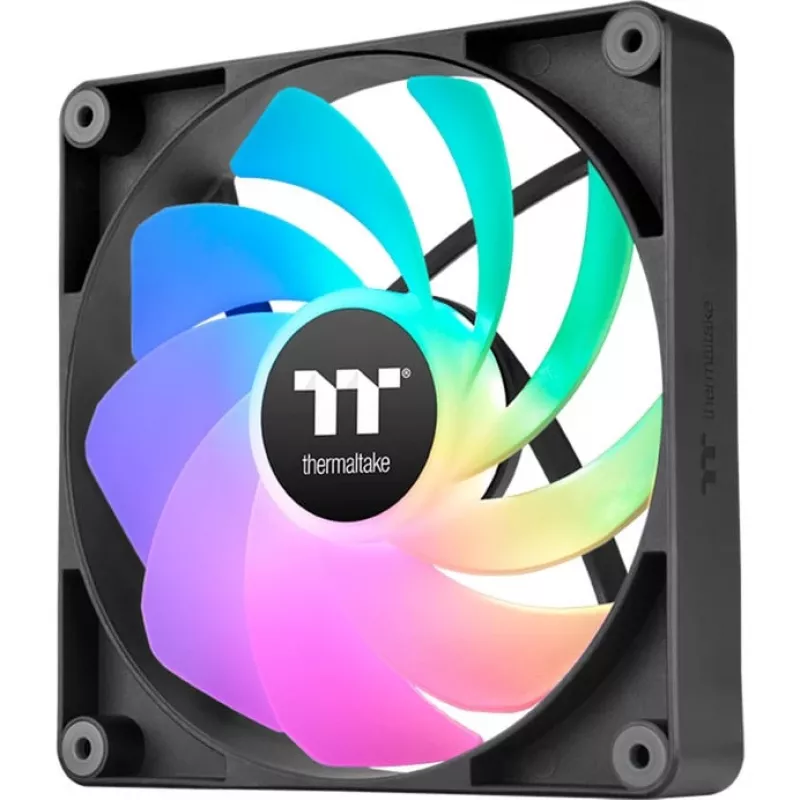Thermaltake CT120 Reverse ARGB 120 mm korpuso ventiliatoriai, 2 vnt. rinkinys, juodi