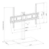 TV stovas MACLEAN MC-386 32–75 colių televizoriams, iki 40 kg, VESA 600x400 mm, pasukamas, laisvai pastatomas