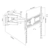 TV laikiklis 21-75 inch 50kg, MC-788