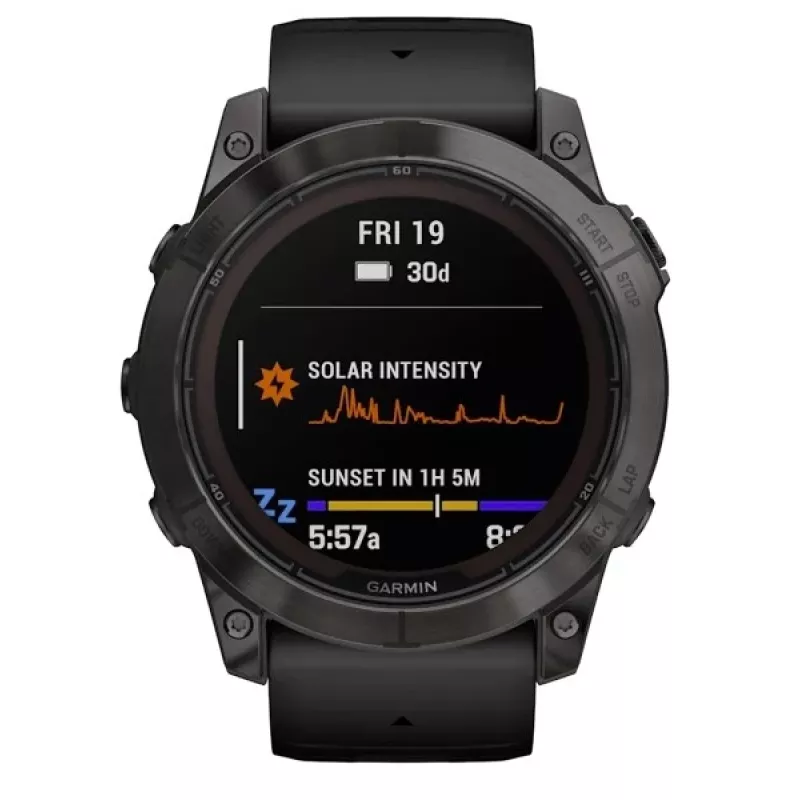 Išmanusis laikrodis GARMIN fēnix 7X Pro 51 mm, 1,4 colio (3,56 cm) MIP 280×280, jutiklinis, Wi‑Fi, GPS, 32 GB, juodas
