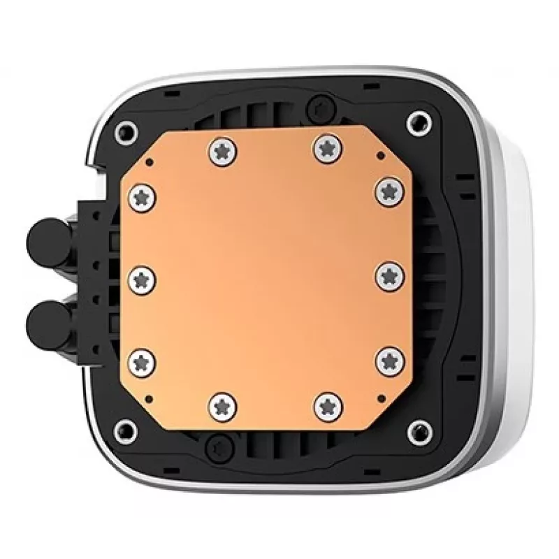 360 mm RGB radiatorius su aušinimo ventiliatoriais DeepCool LP360 balta
