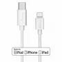 USB laidas MediaRange MRCS215 1m USB C USB C/Lightning Baltas