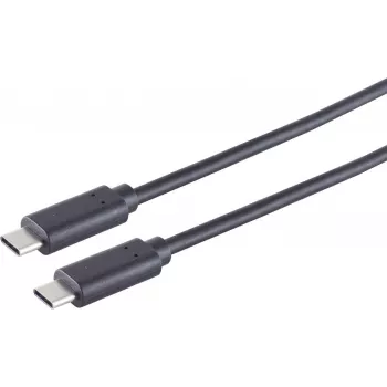 USB laidas S/CONN 13-48026 USB 3.2 Gen 2x2 1 m USB C White
