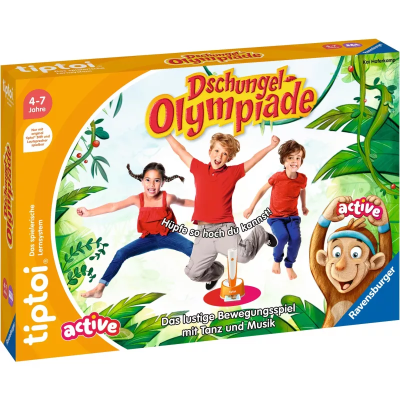 tiptoi ACTIVE Dschungel-Olympiade, stalo žaidimas