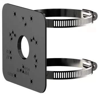 Stulpo tvirtinimo laikiklis DAHUA PFA152-E-B, skirtas CCTV kamerų stulpams, atspari oro sąlygoms metalinė konstrukcija