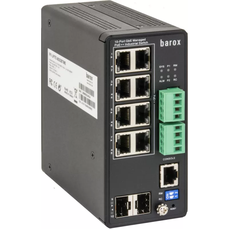 Jungiklis DIN bėgiui, 1 GBit/s,