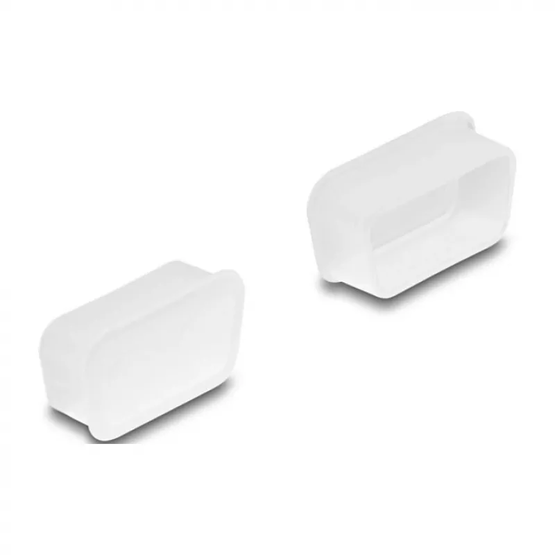 DeLOCK 67121 prievado dulkių dangtelis 2 vnt. VGA Skaidrus PVC
