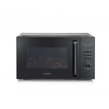 Kombinuota mikrobangų krosnelė SEVERIN MW 7798, pastatoma, 29 l, 900 W, juoda, 315 mm sukamoji lėkštė