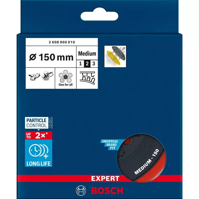 Bosch 2 608 900 010 sukamojo įrankio šlifavimo/šlifavimo reikmuo Šlifavimo disko atraminis padėklas