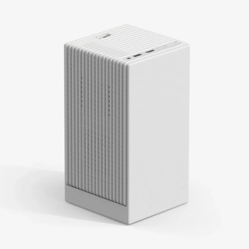 Projektorius WANBO Cube 2 Pro 500 ANSI Android TV 11 — kompaktiškas išmanusis namų projektorius, balta