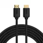 Baseus 2x HDMI 2.0 4K 60Hz kabelis, 3D, HDR, 18 Gbps, 5 m (juodas)