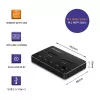 Qoltec 52274 M.2 SSD diskų prijungimo stotelė | NVMe | SATA | USB-C | DUAL 2 x 2TB