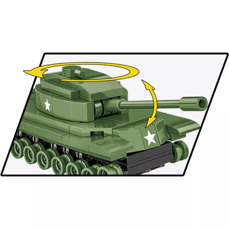 Patton M48, konstrukcinis žaislas masteliu 1:72