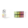 Spalvotas neoninis popierius Double A, 75g, A4, 100 lapų, Rainbow 4, 5 neoninės spalvos