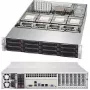 Super Micro Supermicro SC829 HE1C4-R1K02LPB - stovo korpusas - montuojamas į stovą - 2U - patobulintas, išplėstas ATX - SATA/SAS - karšto keitimo 1000 W - juodas (CSE-829HE1C4-R1K02LPB)