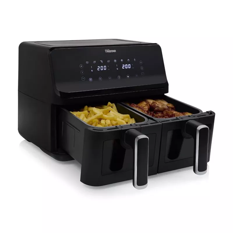 Karšto oro gruzdintuvė Tristar FR-9040 8 L 2700 W Dviguba Juoda