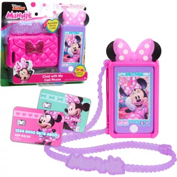 Disney Junior Minnie pelė Chat With Me Cell Phone Set, vaidmenų žaidimas