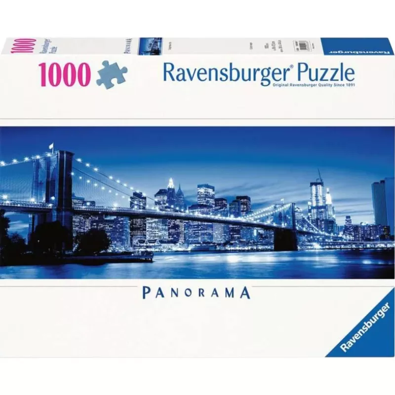 Puzzle Panorama - Leuchtendes nauja York (1000 dalių)
