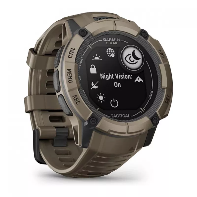 Garmin Instinct 2X Solar Tactical Edition 2,79 cm (1,1) MIP 50 mm Skaitmeninis 176 x 176 pikselių Liečiamas ekranas Žalias GPS (palydovas)