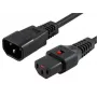Microconnect PC1024 maitinimo laidas juodas 1 m C13 mova C14 mova