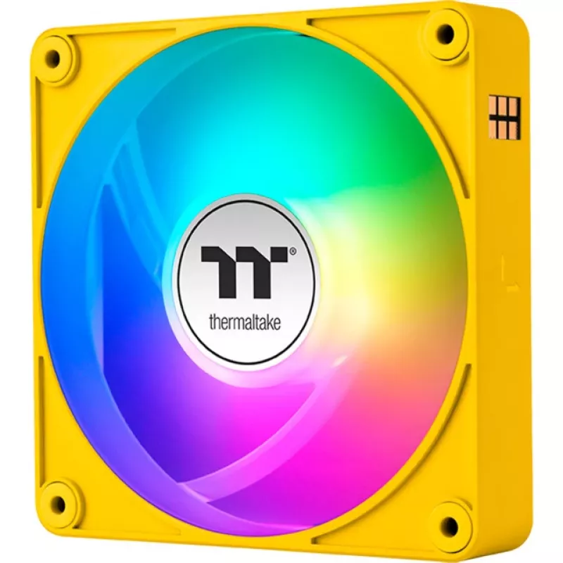 Thermaltake CT120 EX ARGB 120mm geltonos 3 vnt. korpuso ventiliatoriai