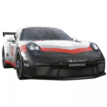 3D dėlionė Ravensburger Iconics Porsche 911 GT3 Cup – modelio kopijos rinkinys