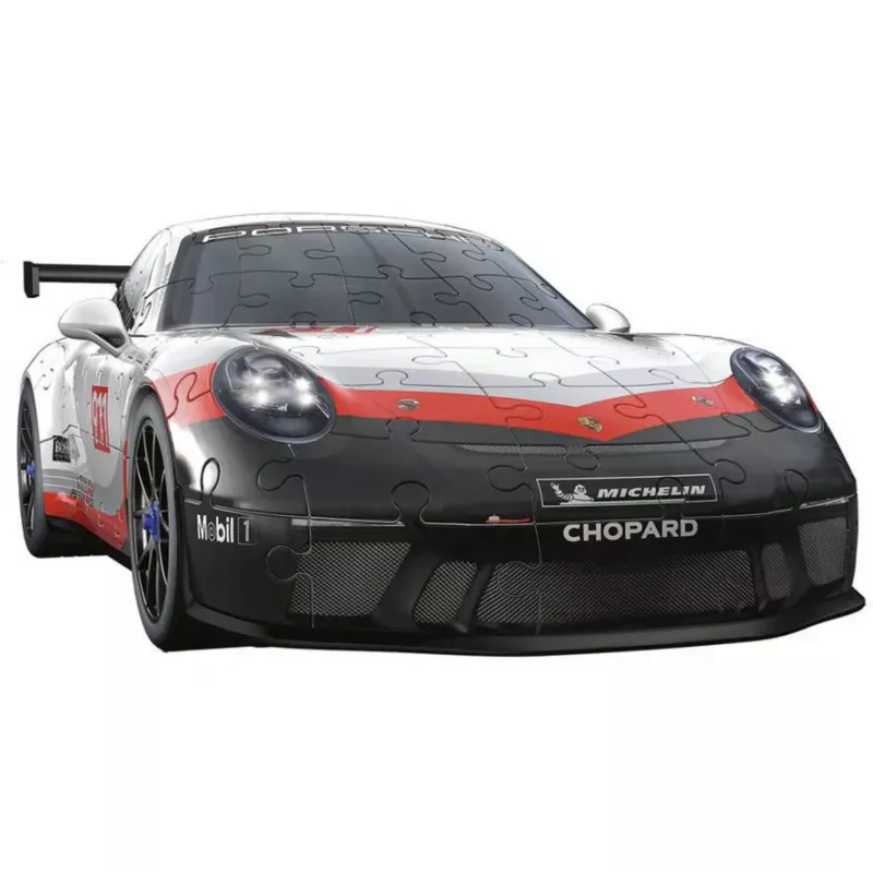 3D dėlionė Ravensburger Iconics Porsche 911 GT3 Cup – modelio kopijos rinkinys