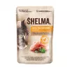 SHELMA su kalakutiena, antiena, vištiena ir jautiena padaže - drėgnas kačių ėdalas - 12x85g