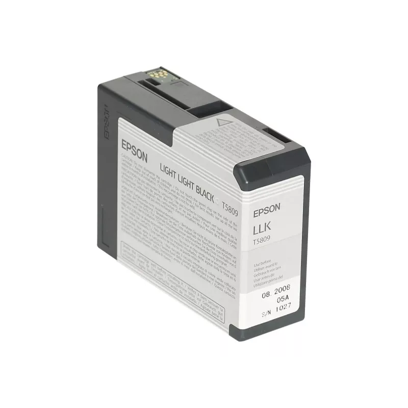 Epson Singlepack Light Light Black T580900, šviesiai šviesiai juoda, pigmentinis rašalas, 80 ml, 1 vnt.