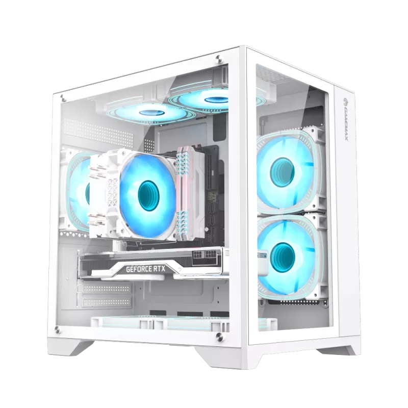 Gamemax | Korpusas | INFINITY MINI WH | M-ATX