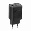 USB-A USB-C įkroviklis 20W PowerDelivery Quick Charge 3.0, juodas