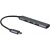 USB šakotuvas Helos 344447 Type-C 5000 Mbit/s pilkas