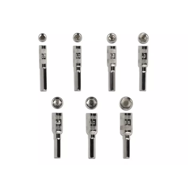 Atsuktuvų rinkinys DeLOCK 90551 8 vnt. išorinis šešiakampis tuščiaviduris kotas 2,5 - 5,5 mm