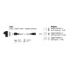 USB laidas DeLOCK 88165 1 m USB A Juodas