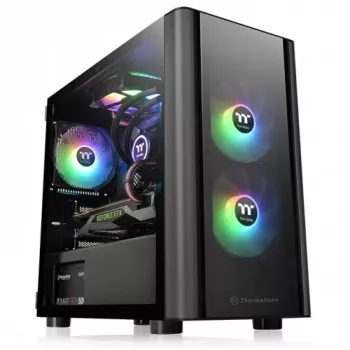 Kompiuterio korpusas Thermaltake V150 TG Micro Tower juodas