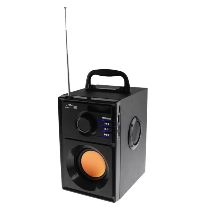 Media-Tech BOOMBOX BT 15 W Stereo nešiojamas garsiakalbis juodas