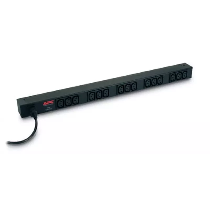 APC RACK PDU BASIC ZERO U 10A 230V maitinimo paskirstymo įrenginys (PDU) 15 kintamosios srovės lizdų 0U juodas