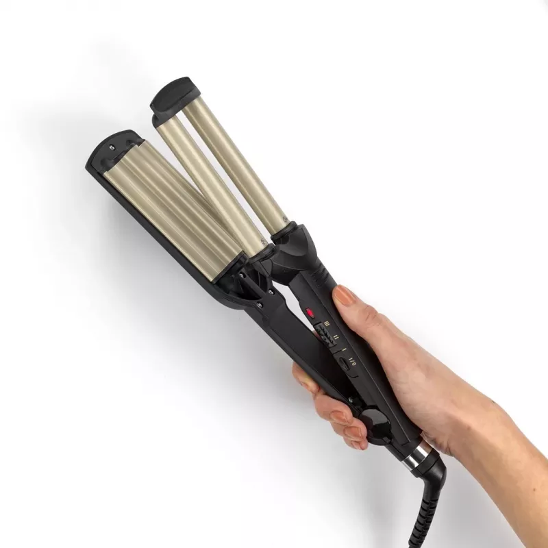 BaByliss C260E EasyWaves tekstūruojantis suktukas šiltai juodas, sidabrinis 70,9 (1,8 m)
