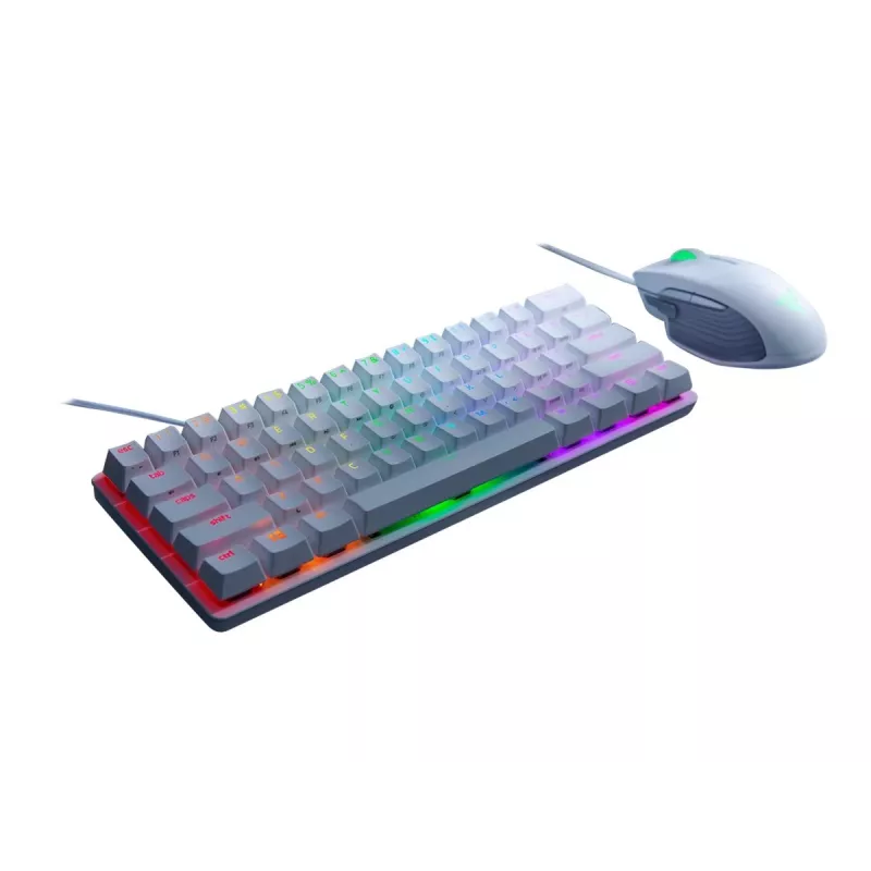 Mechaninė žaidimų klaviatūra Razer Huntsman Mini 60% White USB QWERTY US International optiniai mygtukai