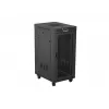 Laisvai pastatoma stovo spinta LANBERG FF01-6824-23BL 24U 600×800 mm juoda