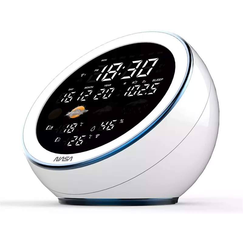 Nasa WSP1500 baltas orų stotis / garsiakalbis BT Moon