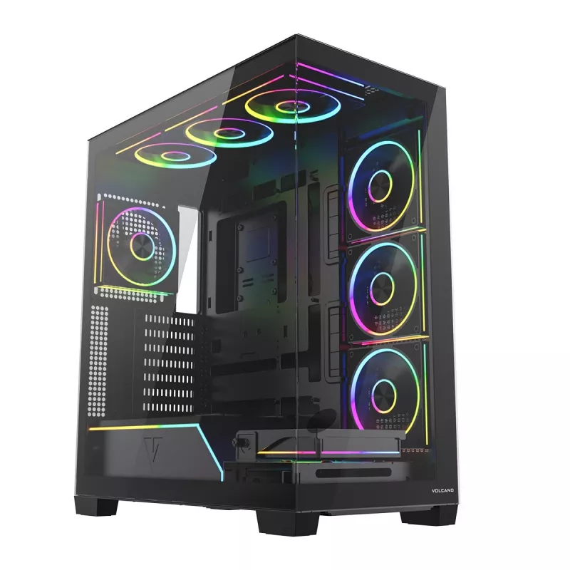 Modecom Volcano Stellar Plus ARGB Midi 8F Juoda