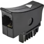 Renkforce Telefon (analog) Adapter [1x TST kištukas - 1x RJ11 kištukas 6p4c] Juoda (RF-5046540)
