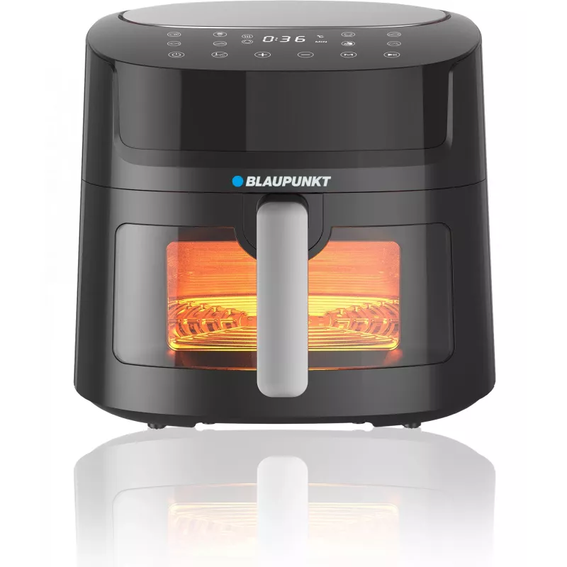 Oro gruzdintuvas BLAUPUNKT AFD712 — 7,2 L talpa, 1800 W, skaitmeninis lietimui jautrus valdymas, 40–200 °C, 60 min laikmatis